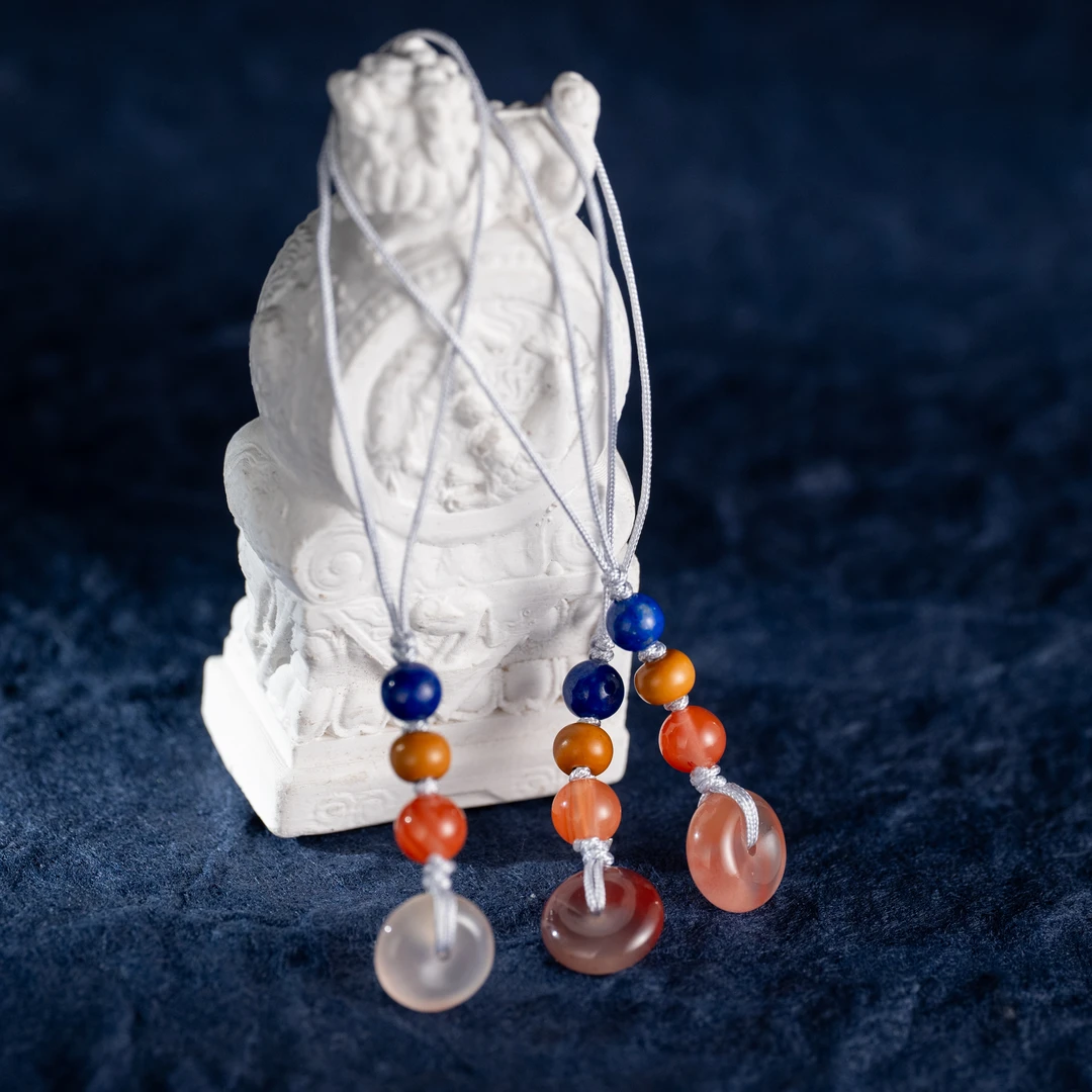 【任厂长】南红平安扣手机挂（MM917）发一件，多样性发