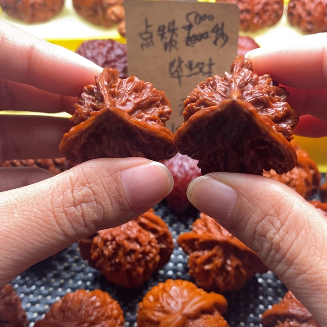 文玩核桃把件三棱
