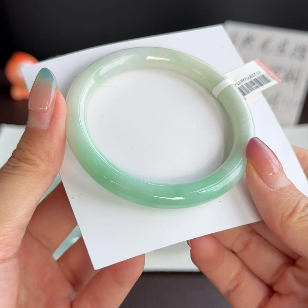 翡翠未镶嵌手镯9号 55.4