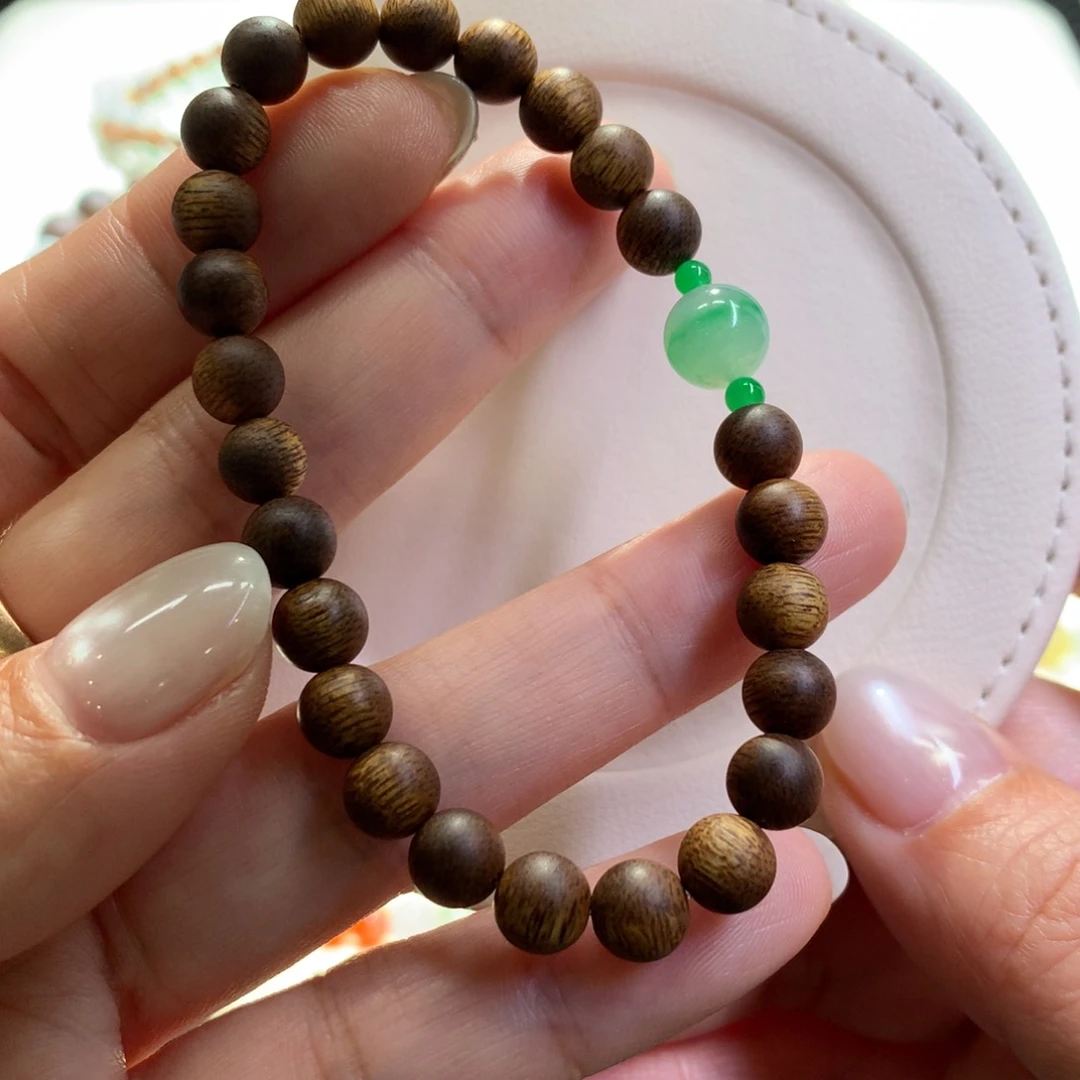 未镶嵌手链翡翠翡翠手串卡8.3