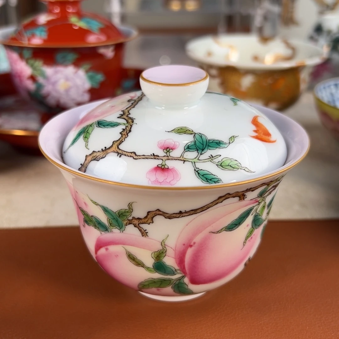 纯手工手绘 高端茶器