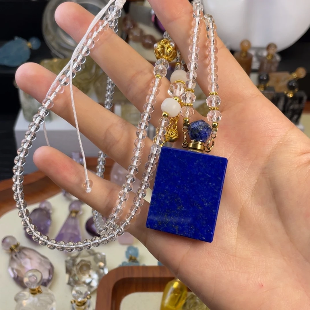 5***孩未镶嵌颈饰水晶天然水晶吊坠084