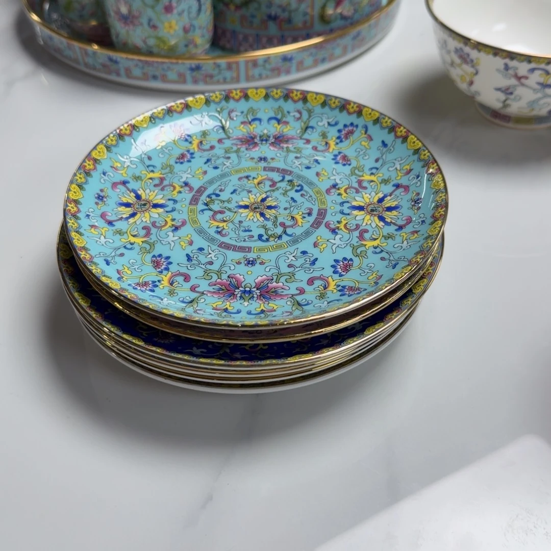 景德镇珐琅彩餐具