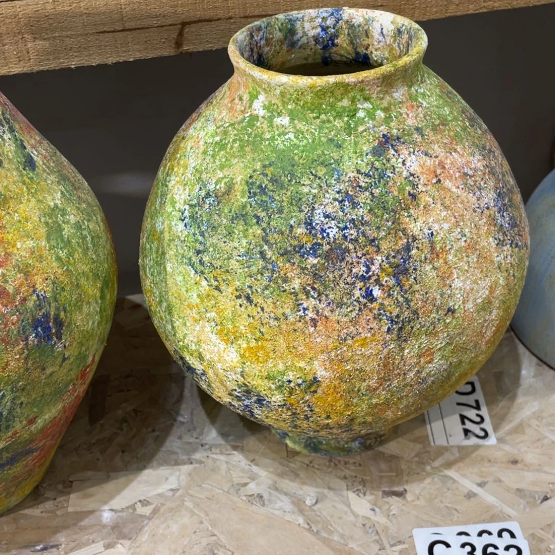白泥花瓶景德镇陶瓷艺术博物
