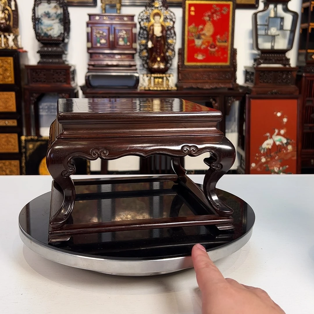 红酸枝木类成套家具大红酸枝底座