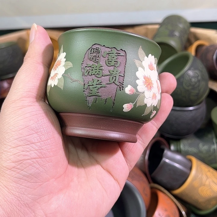 茶杯紫砂全手工紫砂主人杯