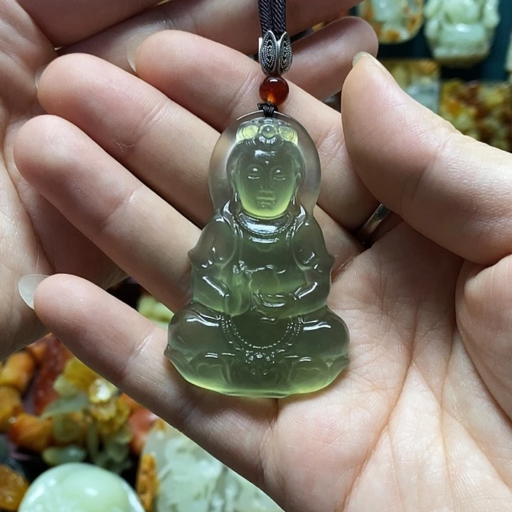 风***人未镶嵌岫玉吊坠(赠链)