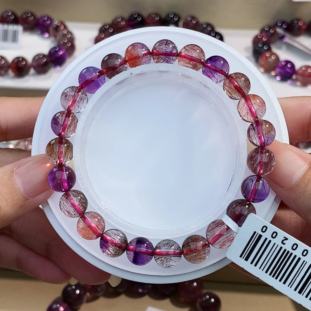 水晶手链未镶嵌黑加仑8