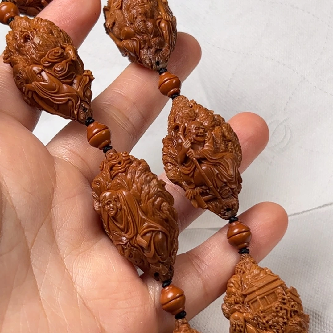 ℳ***空橄榄核手串/手链核雕