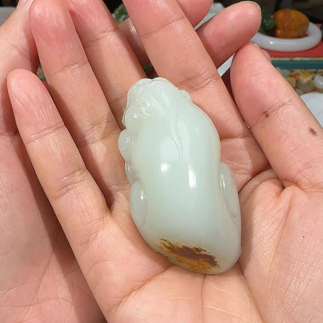 和田玉吊坠(不含链)未镶嵌