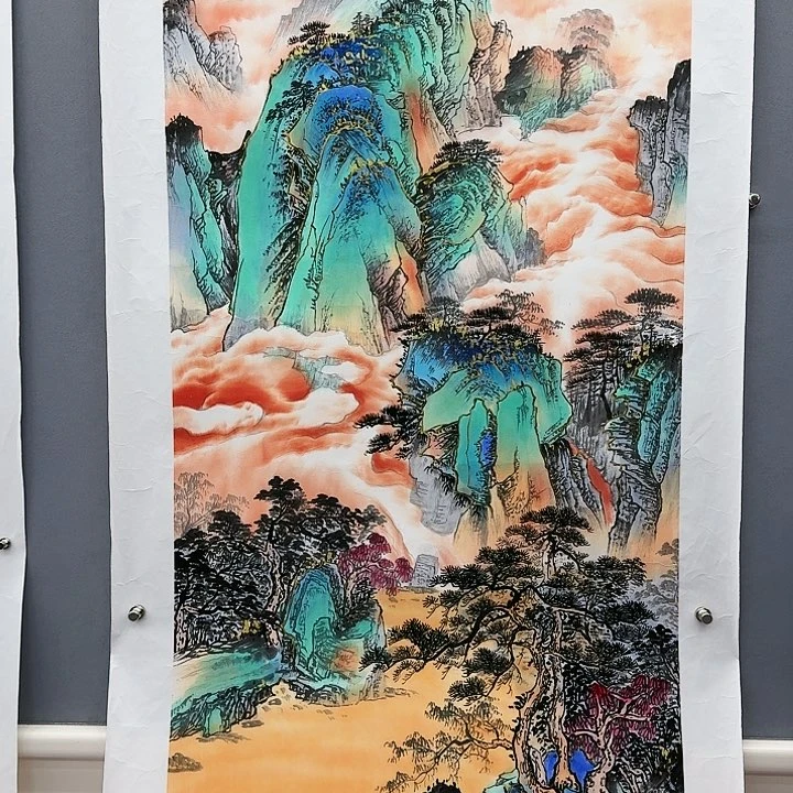 国画书法作品多次参加