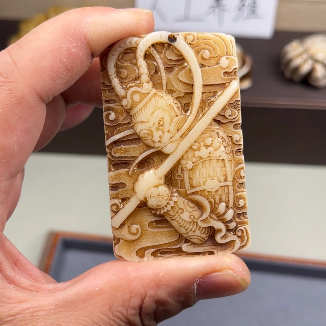 驼骨把件好看又好看