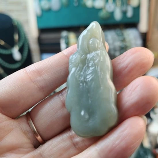 和田玉（青玉）未镶嵌颈饰