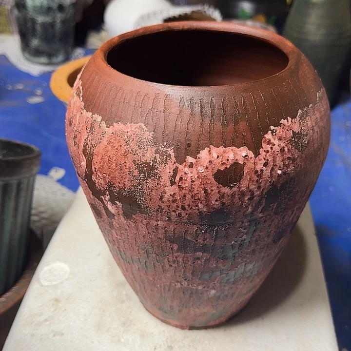 红陶花盆23-13带孔带孔