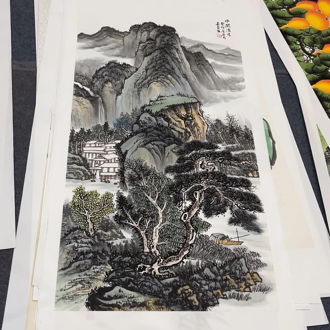 国画Ｄ国画单幅任发（尺寸140x70)