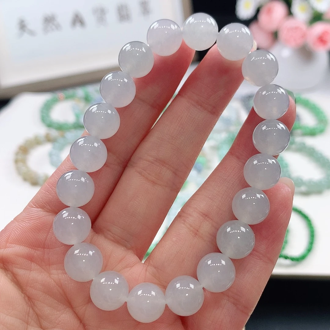 未镶嵌手链翡翠手链9.8mm