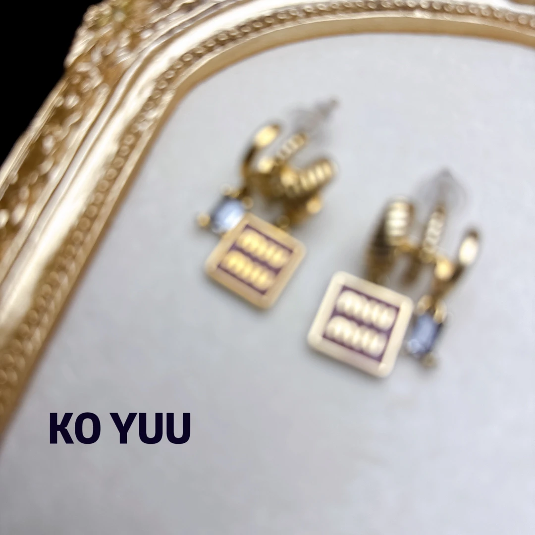 铜合金锆石耳饰 【雨桐高奢饰品】耳环CC00540