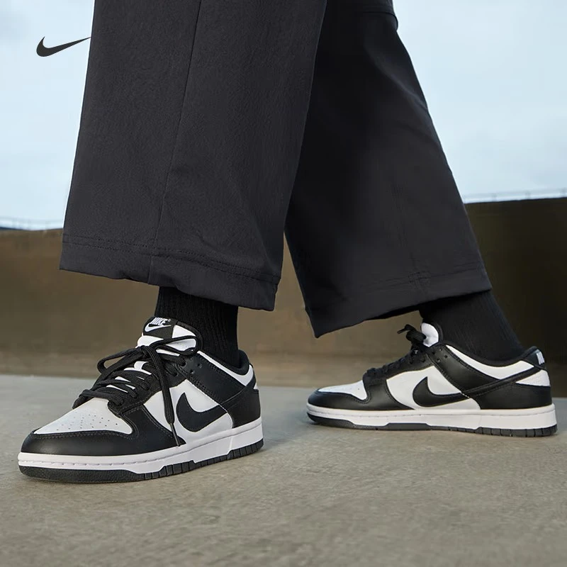 NIKE/耐克正品DUNKLOW黑白熊猫复古低帮情侣轻便百搭板鞋男DD1503