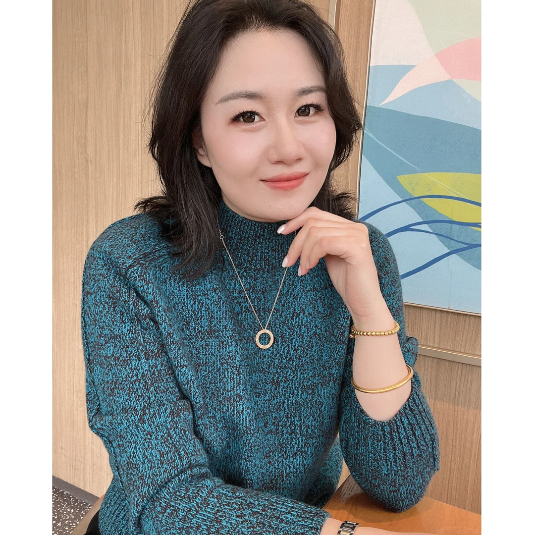 #昊涵HAOHAN# 定制花纱 100%纯羊毛 重磅加厚半高领羊毛衫JC-2599