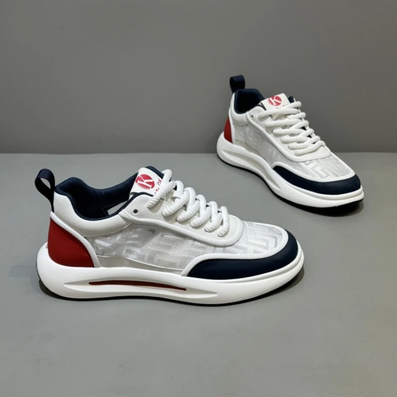 夏季新款网面透气潮流配色软底软面轻质舒适透气时尚百搭时尚男鞋