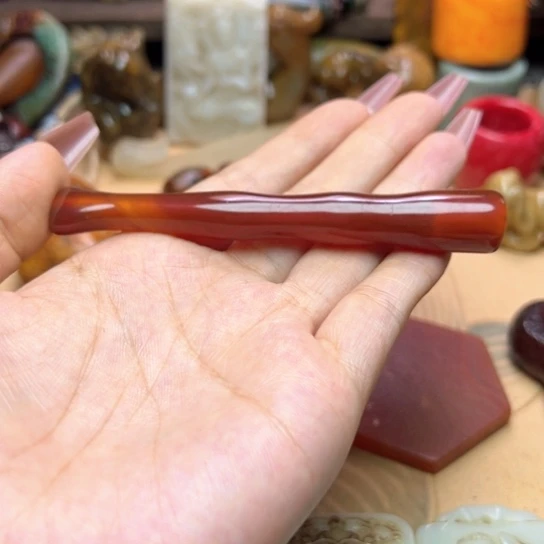未镶嵌蛇纹石玉颈饰