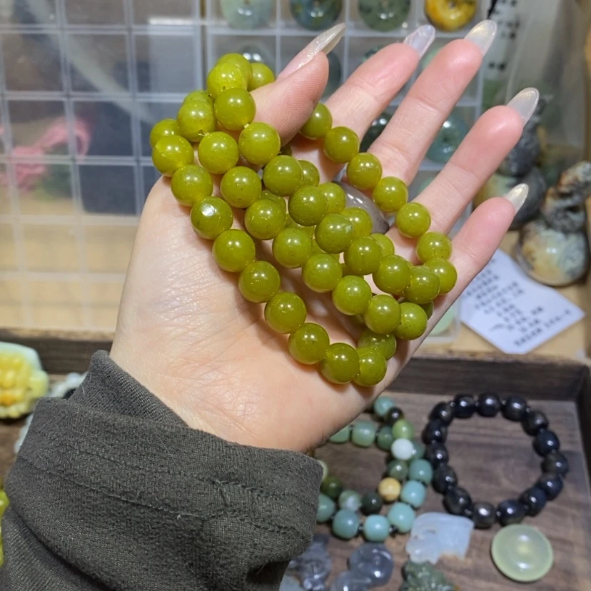 【闪购商品】蛇纹石玉颈饰未镶嵌63