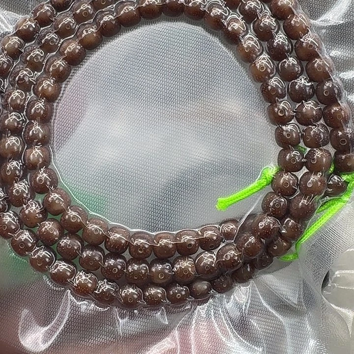 星月菩提手串95殿堂爆透粉冰玉化76 108