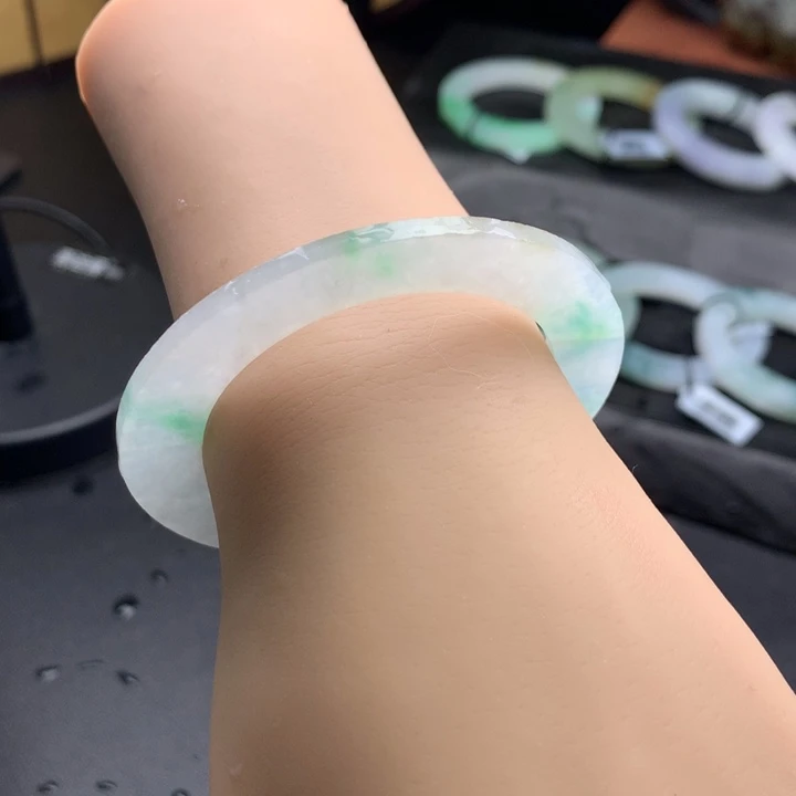 定制翡翠冰飘花49-58未镶嵌