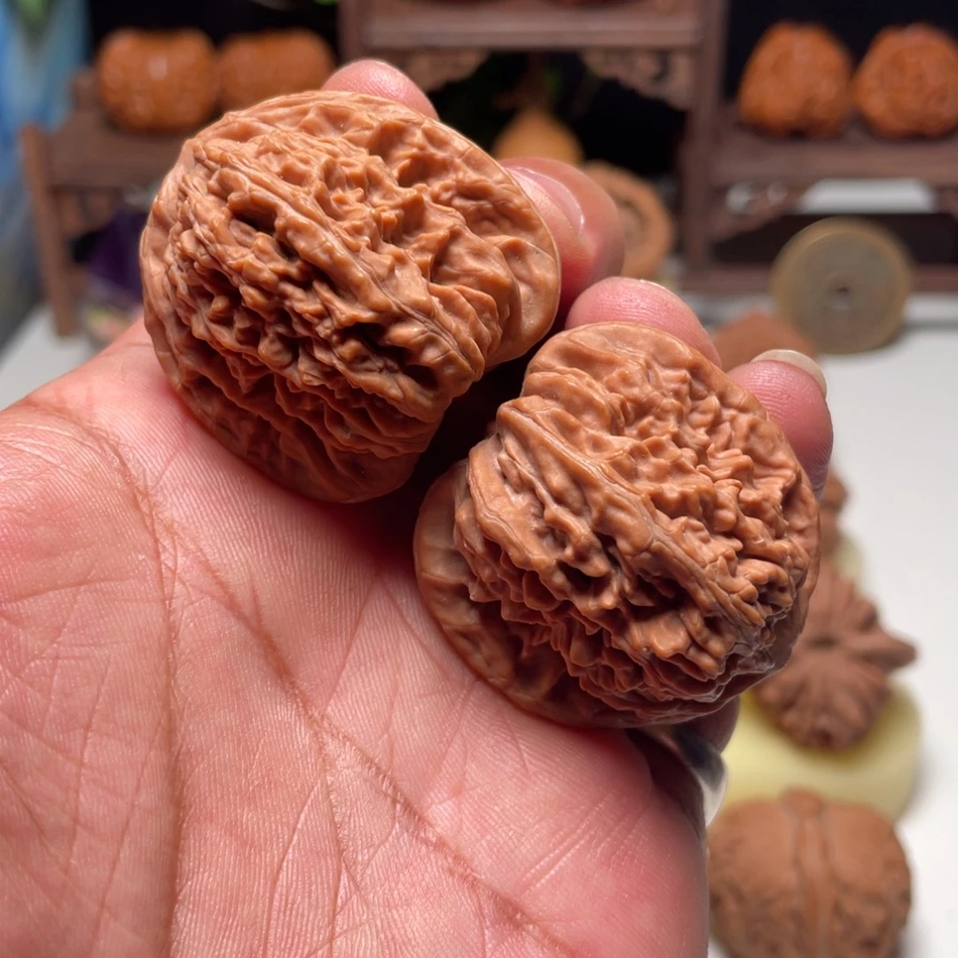 文玩核桃吊坠四座楼