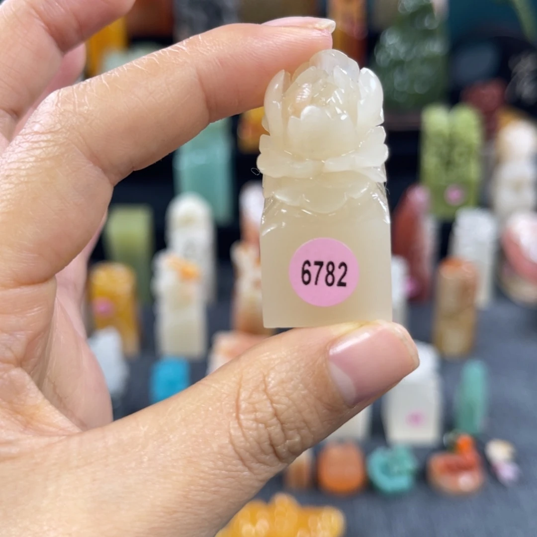 印石昌化石6782包邮包刻