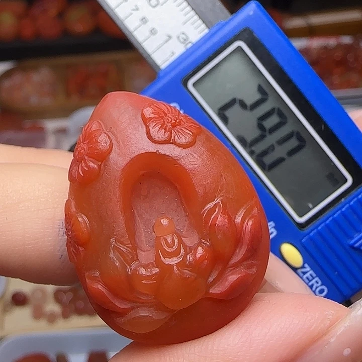 南红玛瑙未镶嵌颈饰
