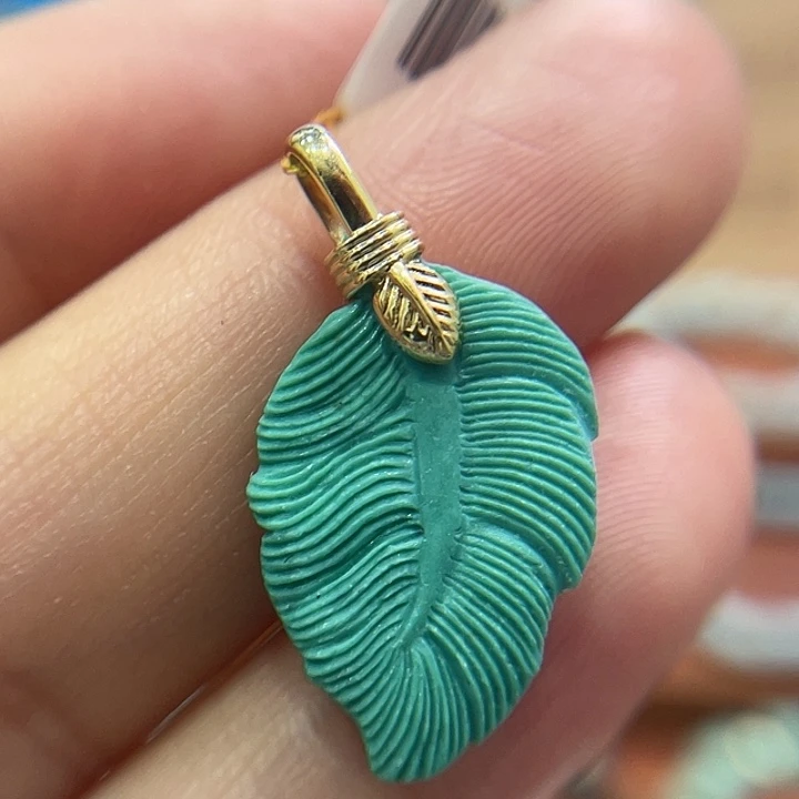 绿松石18K金镶嵌珠宝奇石