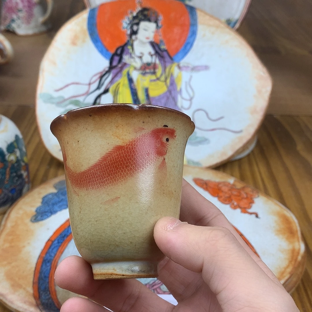 可***乐杯景德镇陶瓷手作
