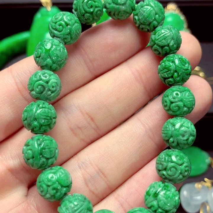 翡翠未镶嵌手链A货