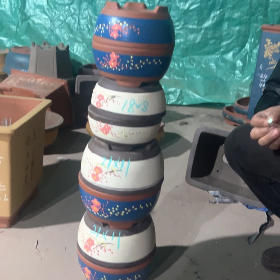 紫砂花盆紫砂花盆