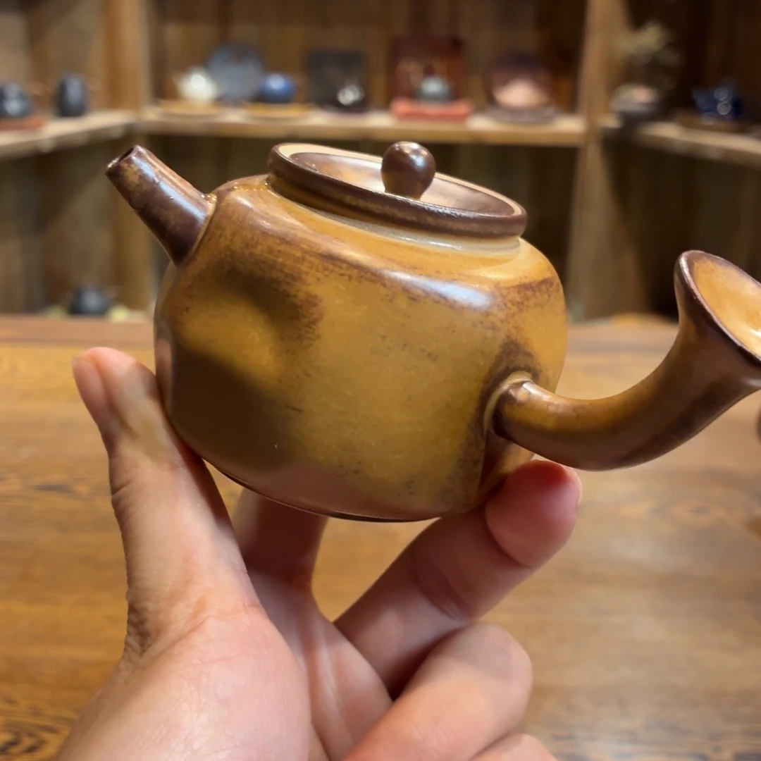 柴烧老岩泥茶器皿