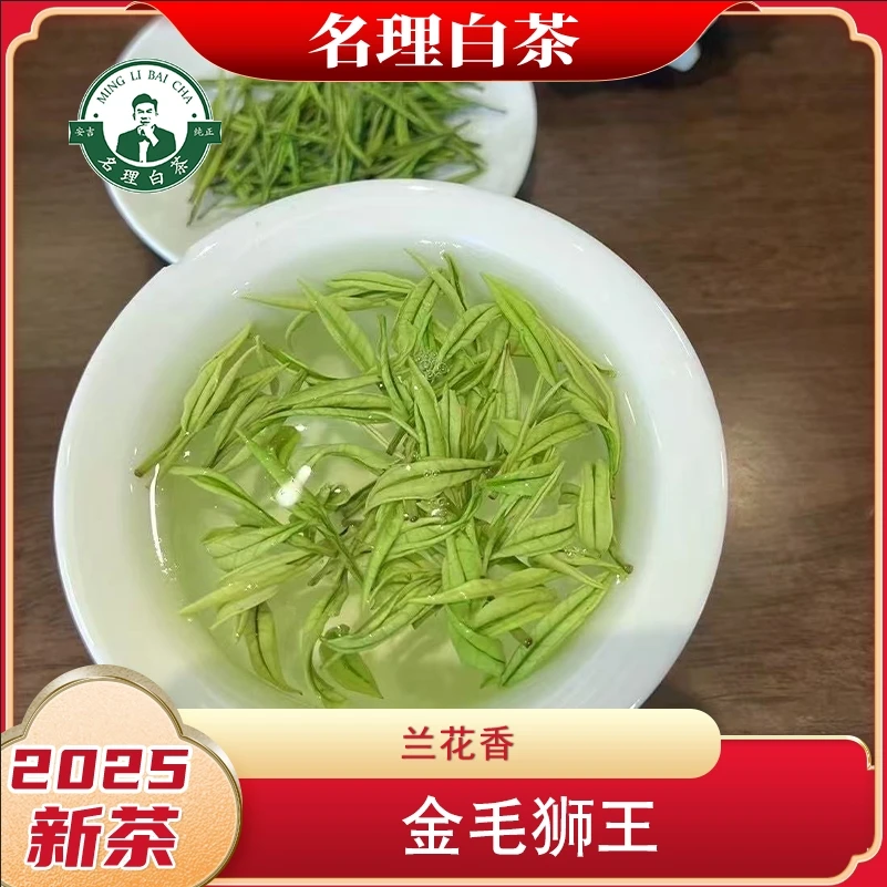 名理白【金毛狮王】助农2025新茶安吉原产地明前特级送礼团购