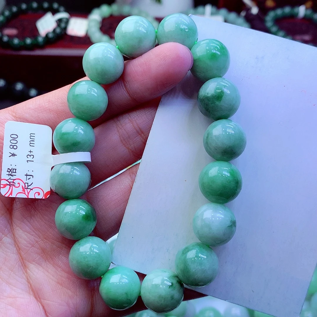 翡翠未镶嵌毛衣链