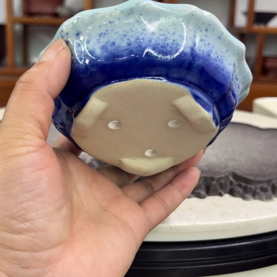 紫砂花盆瑕疵3.5-11。。。