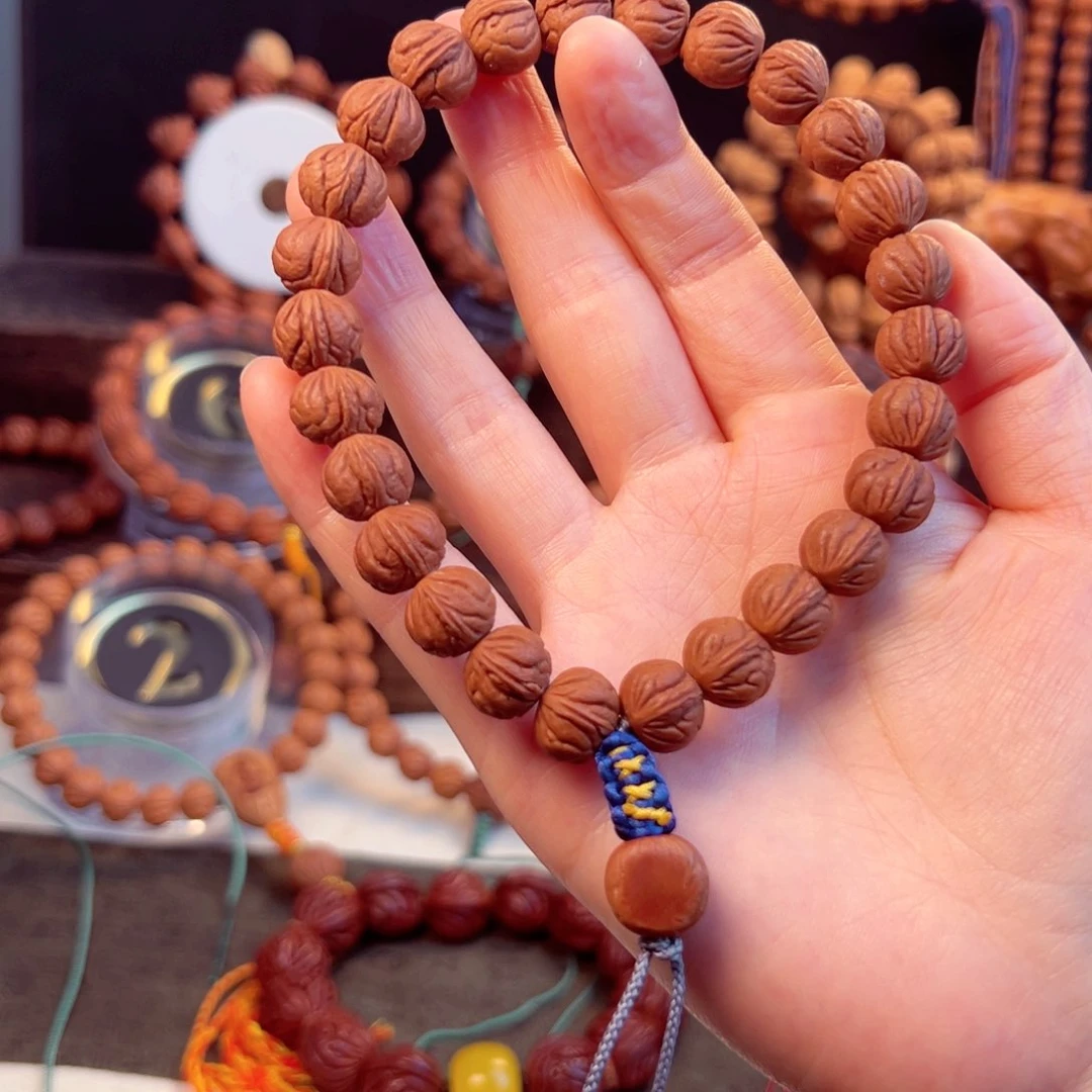 【闪购商品】桃核手串【****你12尺寸玉龙脊