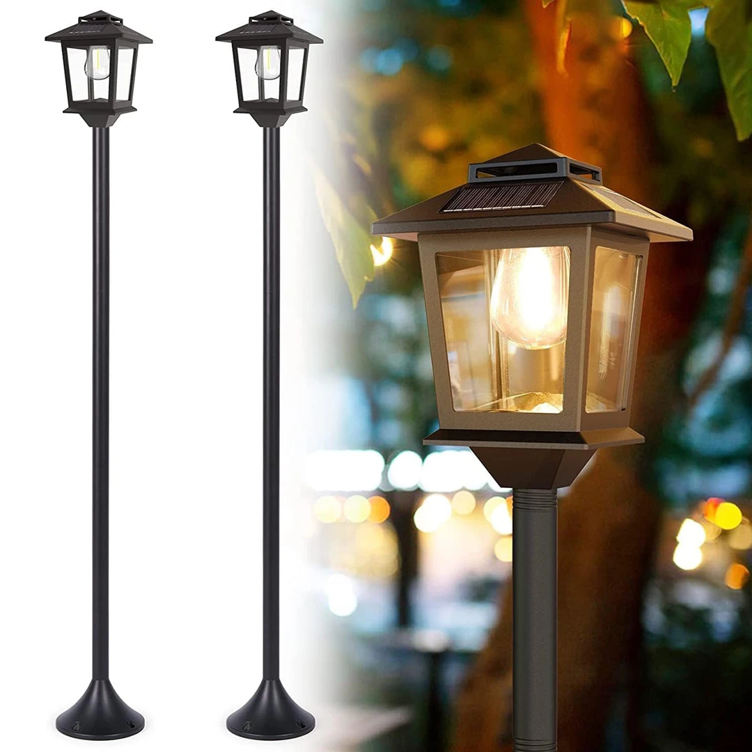 太阳能落地灯可地插小路灯庭院照明装饰用灯花园小路灯景观灯-