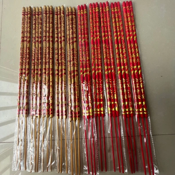 50公分12厘家用凸字竹签檀香棒香适合敬神拜佛寺庙供奉