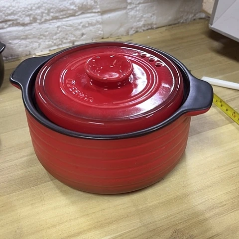 微瑕，明火，口径16，高度8，1L，红