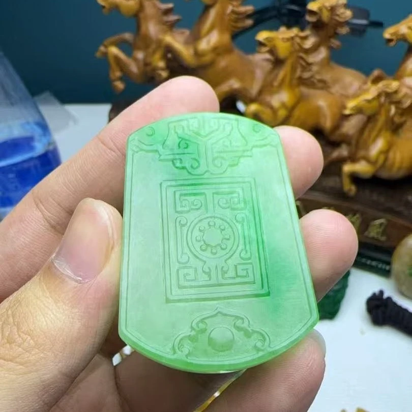 挂件仿古无事牌精工雕刻