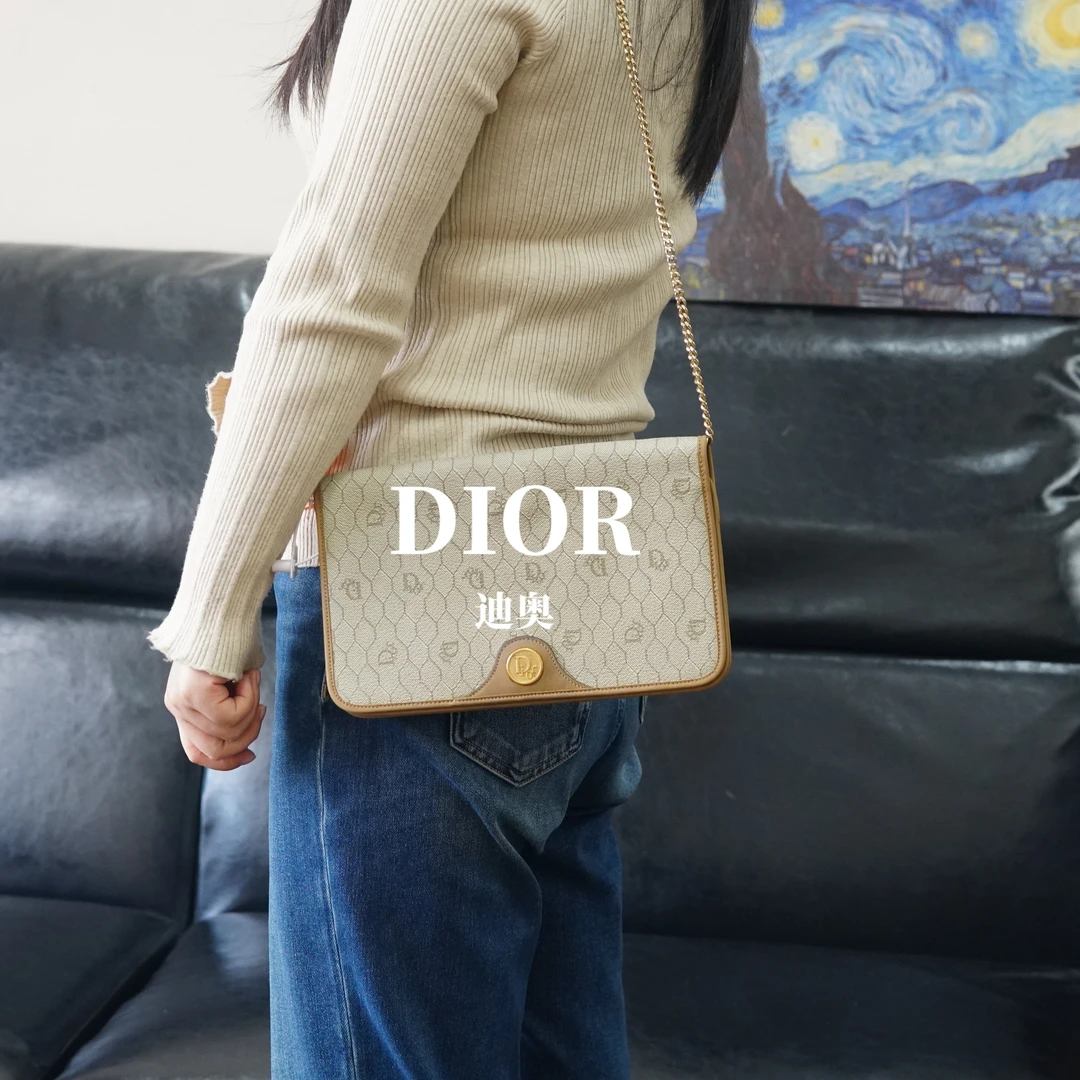 95新 DIOR/迪奥 米花链条斜挎包/KH12405066/5066