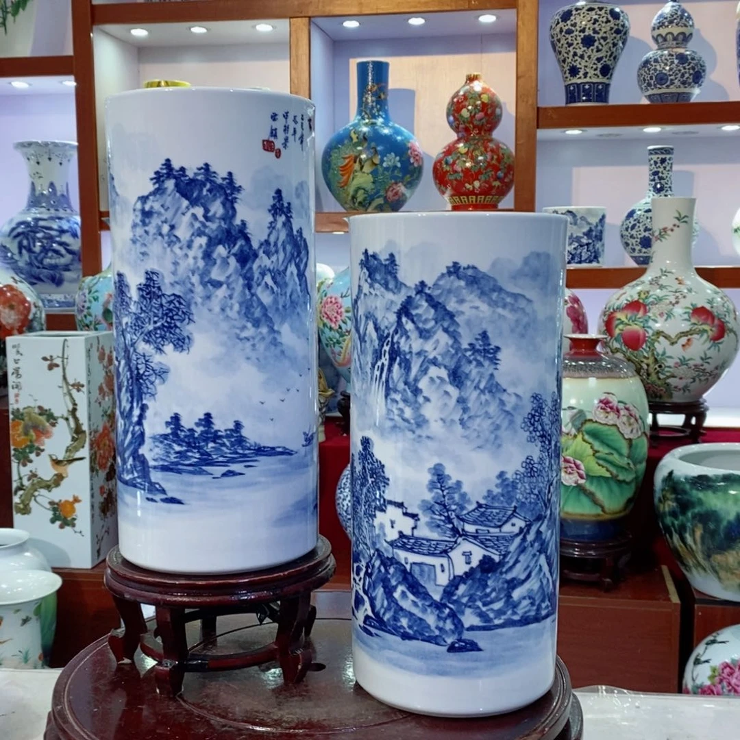 瓶景德镇陶瓷手绘