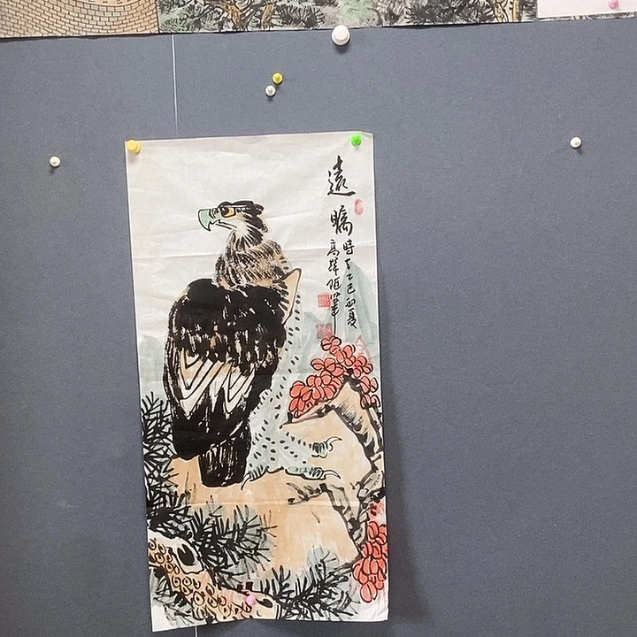 国画50/100高贵手绘画芯