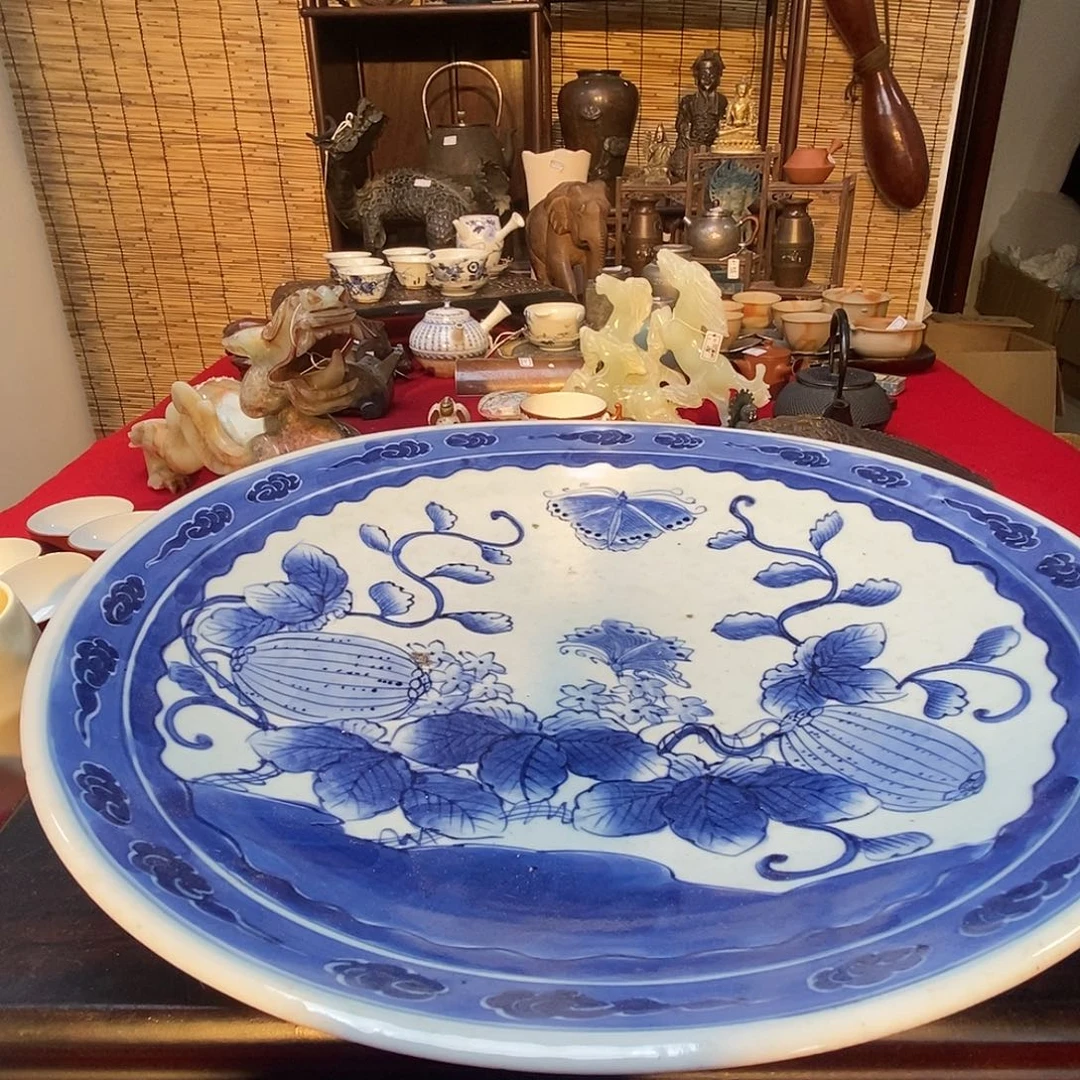 陶瓷青花餐皿一客