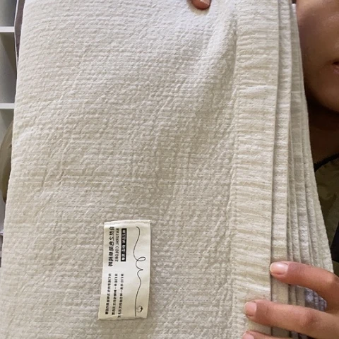 棉微瑕罗布麻床盖1.9❌2.15左右