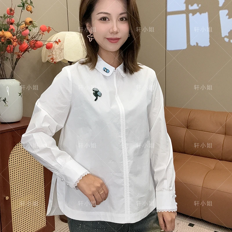【轩小姐】新中式国风女装新款衬衫中式休闲百搭上衣6721